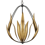 Люстра грушевидной формы с волнистыми листьями Foliage of Leaf Forms варинант исполнения - 3 | Loft Concept в Перми