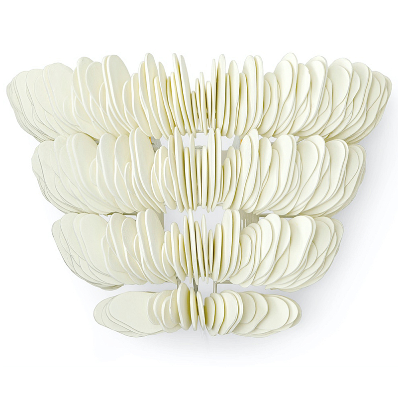 Бра White Bionic Petals Ahha Wall Lamp Белый Бра White Bionic Petals Ahha Wall Lamp Белый в Перми | Loft Concept