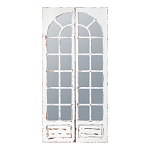 Зеркало-окно с эффектом старения в венецианском стиле Venetian White Mirror варинант исполнения - 1 | Loft Concept в Перми