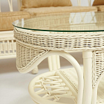 Комплект уличной мебели из ротанга Clara белый варинант исполнения - 9 | Loft Concept в Перми