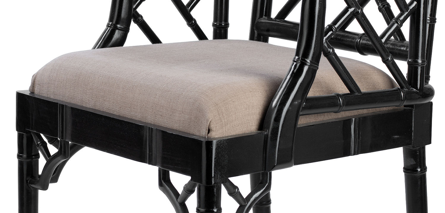 Black Chippendale Arm Chair Black Chippendale Arm Chair - Loft-Concept в Перми