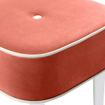 Квадратный мягкий пуф на белых ножках Winton Pouf Square варинант исполнения - 16 | Loft Concept в Перми