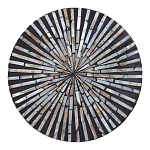 Столик с инкрустацией с перламутровым узором Dominic Black варинант исполнения - 2 | Loft Concept в Перми