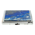 Портсигар с газовой зажигалкой из натурального камня Лазурит Stone Cigarettes Cases варинант исполнения - 5 | Loft Concept в Перми