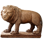 Каменная статуэтка в виде льва Indian Lion Statue варинант исполнения - 1 | Loft Concept в Перми
