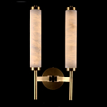 Бра с 2-мя цилиндрическими каменными плафонами Wand of Light варинант исполнения - 1 | Loft Concept в Перми