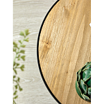 Приставной столик с факутрным черным основанием Ethiopia варинант исполнения - 4 | Loft Concept в Перми