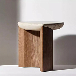 Дизайнерский журнальный стол полукруглой формы Pokun варинант исполнения - 1 | Loft Concept в Перми