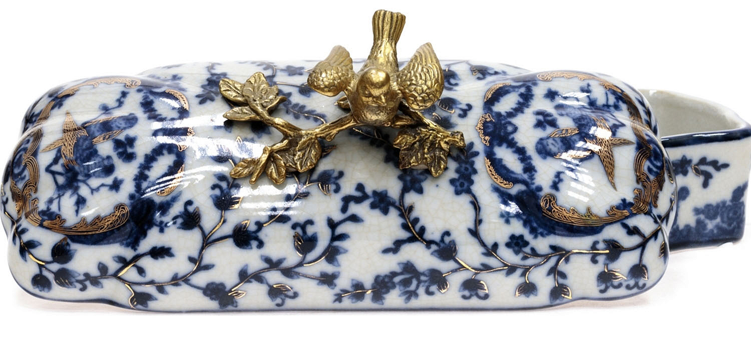 Шкатулка Pattern & Bronze Birds Long Шкатулка Pattern & Bronze Birds Long - Loft-Concept в Перми