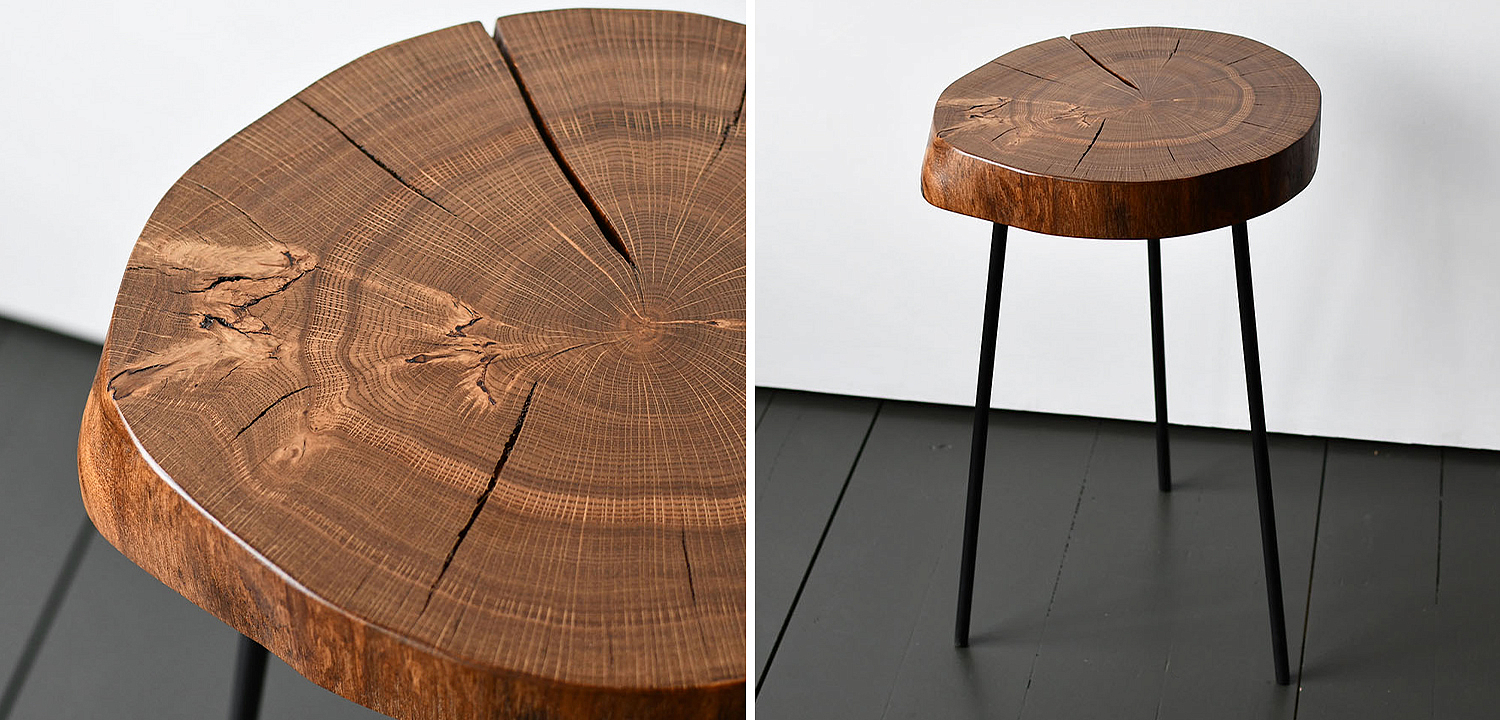 Приставной стол Plummer Industrial Metal Rust Side Table Приставной стол Plummer Industrial Metal Rust Side Table - Loft-Concept в Перми