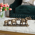 Композиция в виде семьи слонов Elephants Figurine варинант исполнения - 1 | Loft Concept в Перми