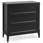 Комод с 3-мя ящиками черный Silva Black Chest of Drawers варинант исполнения - 1 | Loft Concept в Перми