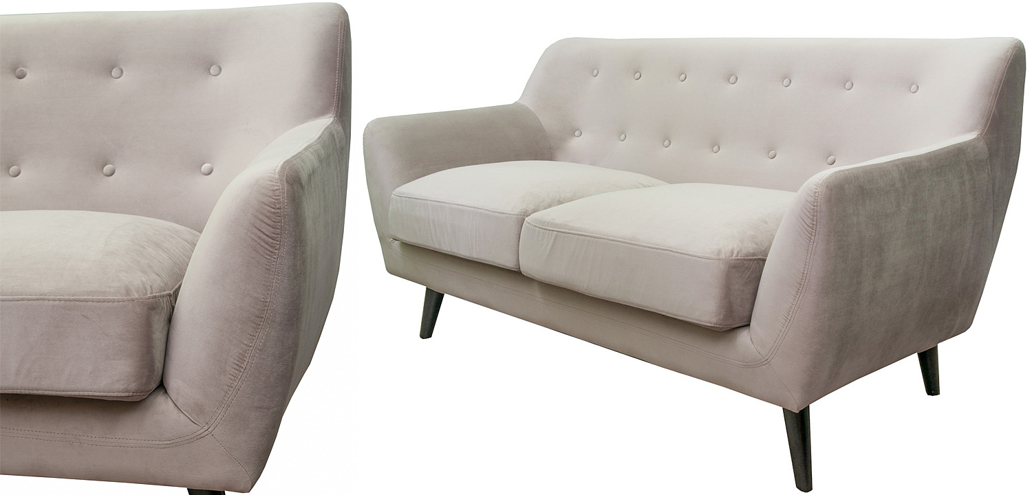 Диван Amantea Sofa beige velour Диван Amantea Sofa beige velour - Loft-Concept в Перми