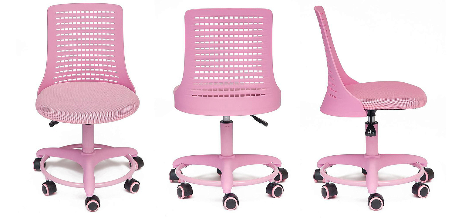 Кресло Bright Kiddie Office Chair pink Кресло Bright Kiddie Office Chair pink - Loft-Concept в Перми