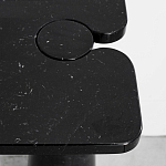 Консоль чёрная на 2-х конусообразных ножках Eros варинант исполнения - 1 | Loft Concept в Перми