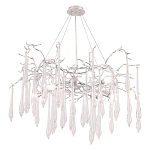 Люстра подвесная с прозрачными подвесками в форме капель Droplet Chandelier варинант исполнения - 4 | Loft Concept в Перми