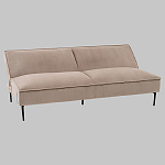 Диван современный вельветовый прямой Worcester Бежевый  варинант исполнения - 4 | Loft Concept в Перми