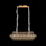 Люстра овальной формы хрустальная в неоклассическом стиле Majesty варинант исполнения - 2 | Loft Concept в Перми