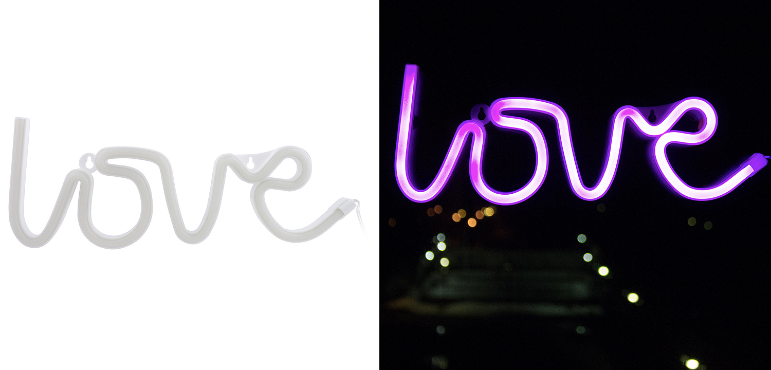 Неоновая лампа LOVE Неоновая лампа LOVE - Loft-Concept в Перми