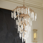 Люстра многоярусная с трубчатыми подвесками Dripping Crystals варинант исполнения - 5 | Loft Concept в Перми