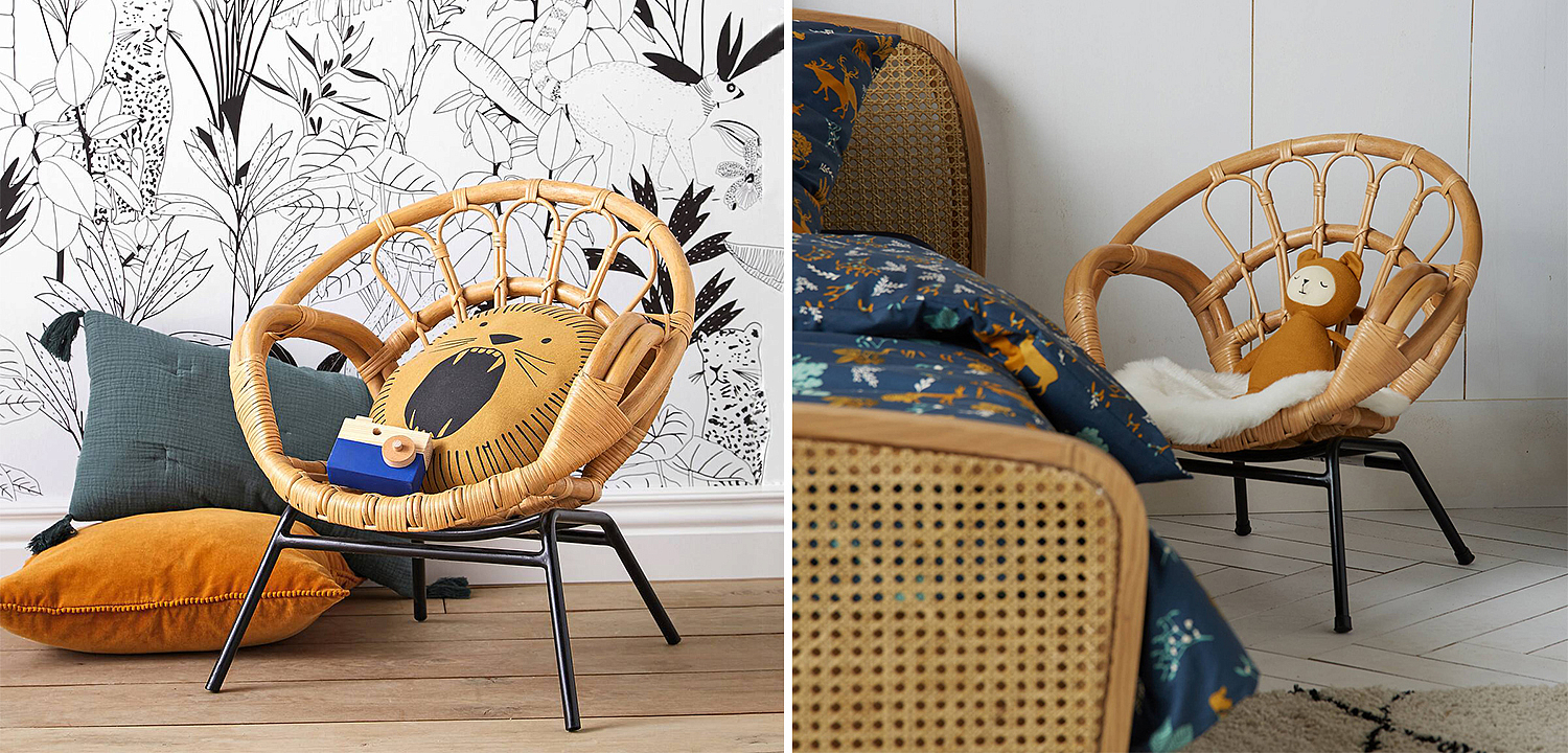 Кресло детское Wicker Baby Chair Кресло детское Wicker Baby Chair - Loft-Concept в Перми