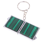 Зеркало брелок складное двухстороннее из натурального камня Малахит Stone Mirrors варинант исполнения - 5 | Loft Concept в Перми