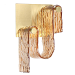 Бра волнистой формы из фактурного стекла Wave варинант исполнения - 5 | Loft Concept в Перми