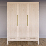 Большой Шкаф Primo Светлый дуб с 3 дверьми и 3 выдвижными ящиками варинант исполнения - 1 | Loft Concept в Перми