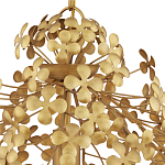 Подвесной светильник золотой с декором в виде лепестков клевера Hanging Clover варинант исполнения - 1 | Loft Concept в Перми