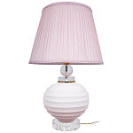 Настольная лампа керамическая Pink lampshade варинант исполнения - 1 | Loft Concept в Перми
