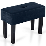 Мягкий  пуф на черных ножках Winton Pouf варинант исполнения - 7 | Loft Concept в Перми