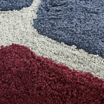 Чехол на подушку с рисунком серо-синего цвета Elan Textured варинант исполнения - 4 | Loft Concept в Перми