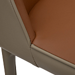 Стул барный с терракотовой обивкой из экокожи Spectacular High Chair варинант исполнения - 3 | Loft Concept в Перми