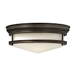 Потолочный светильник с белым матовым стеклянным плафоном в форме перевернутого конуса Hinkley варинант исполнения - 12 | Loft Concept в Перми