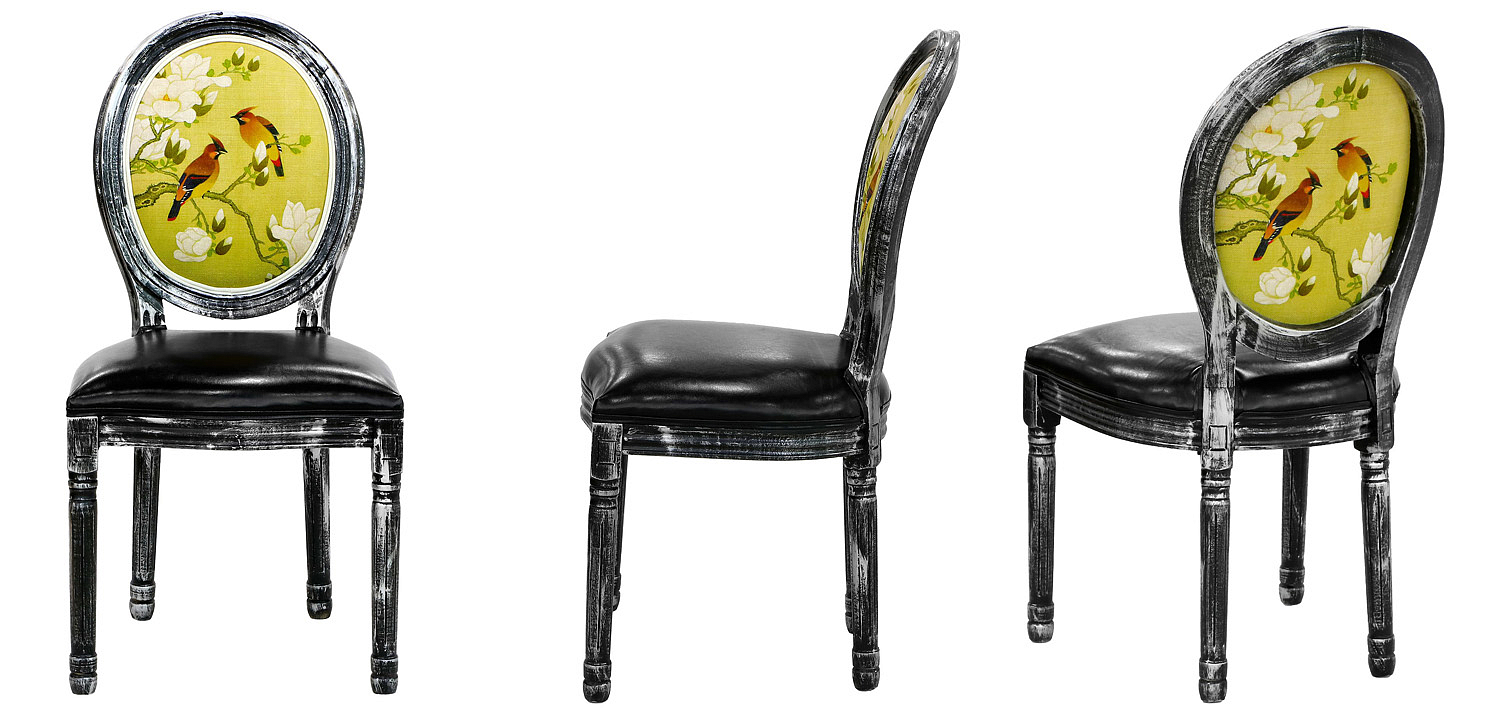 Стул French chair Birds black Стул French chair Birds black - Loft-Concept в Перми
