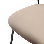 Стул Singer Chair без подлокотников светло-коричневый Велюр варинант исполнения - 5 | Loft Concept в Перми