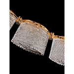 Люстра линейная с текстурными овальными абажурами Splendor Palace Style варинант исполнения - 4 | Loft Concept в Перми