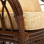 Комплект уличной мебели из ротанга Clara коричневый варинант исполнения - 5 | Loft Concept в Перми