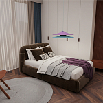 Подвесной вязаный светильник в двухцветном исполнении «Двойной Токио»  варинант исполнения - 3 | Loft Concept в Перми