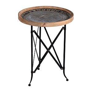 Столик круглый с углубленной столешницей Teresa