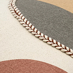 Подушка декоративная с геометрическим узором и плетенными вставками Divine Abstractions варинант исполнения - 2 | Loft Concept в Перми