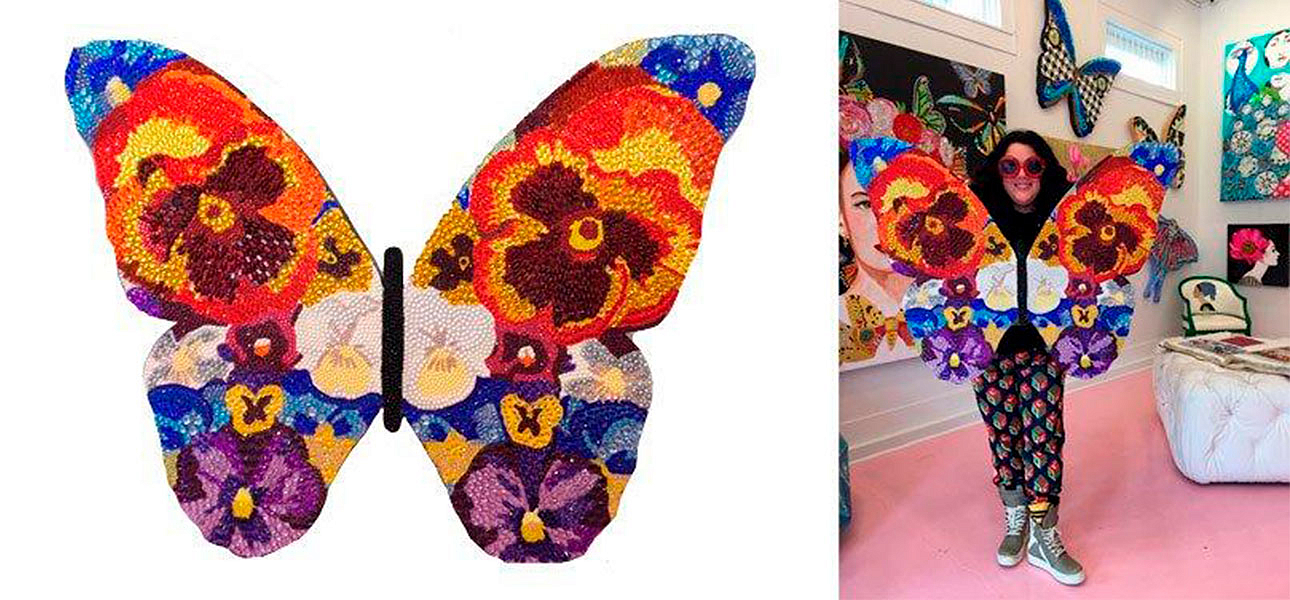 Картина “Pansy Bedazzled Butterfly Cut Out” Картина “Pansy Bedazzled Butterfly Cut Out” - Loft-Concept в Перми
