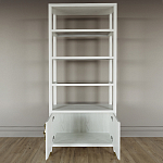 Стеллаж со стеклянными полками Elsa Dreams White варинант исполнения - 3 | Loft Concept в Перми