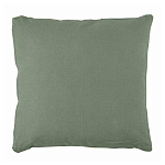 Подушка декоративная хлопковая мятного цвета с абстрактным принтом Elysian Flow Breeze варинант исполнения - 2 | Loft Concept в Перми