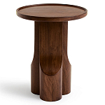 Приставной столик из массива дерева Walnut Triple варинант исполнения - 3 | Loft Concept в Перми