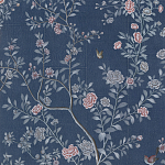 Обои ручная роспись Houghton Dark Blue варинант исполнения - 3 | Loft Concept в Перми