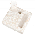 Керамический столик на деревянных ножках «Квадро» варинант исполнения - 1 | Loft Concept в Перми