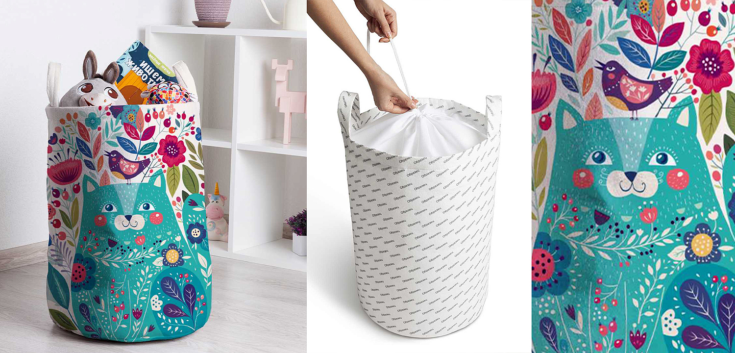 Корзина Funny Cat Basket Корзина Funny Cat Basket - Loft-Concept в Перми