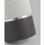 Пуф Mauldine с ящиком серо-черный с экокожей варинант исполнения - 3 | Loft Concept в Перми