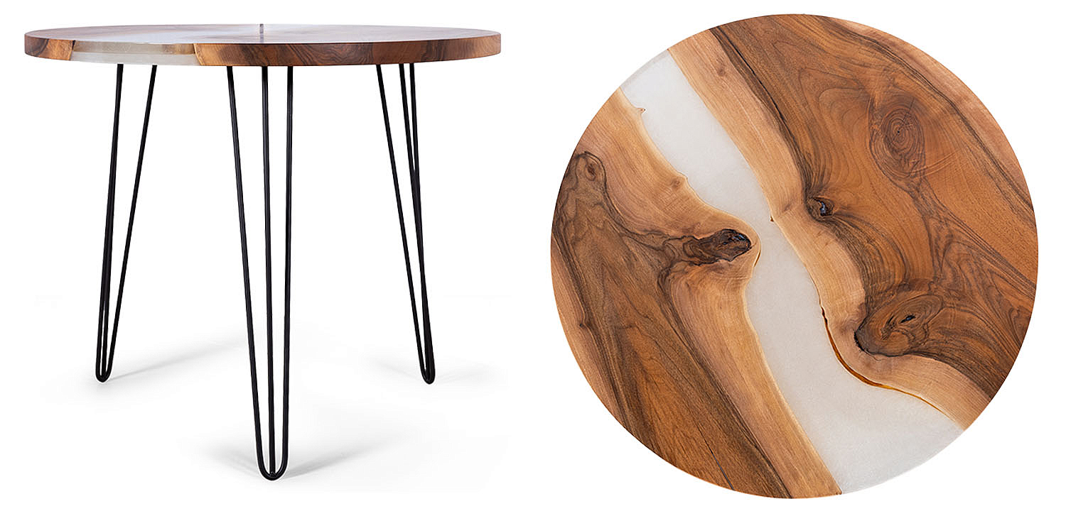 Обеденный стол Dinner Table Round River Collection Обеденный стол Dinner Table Round River Collection - Loft-Concept в Перми